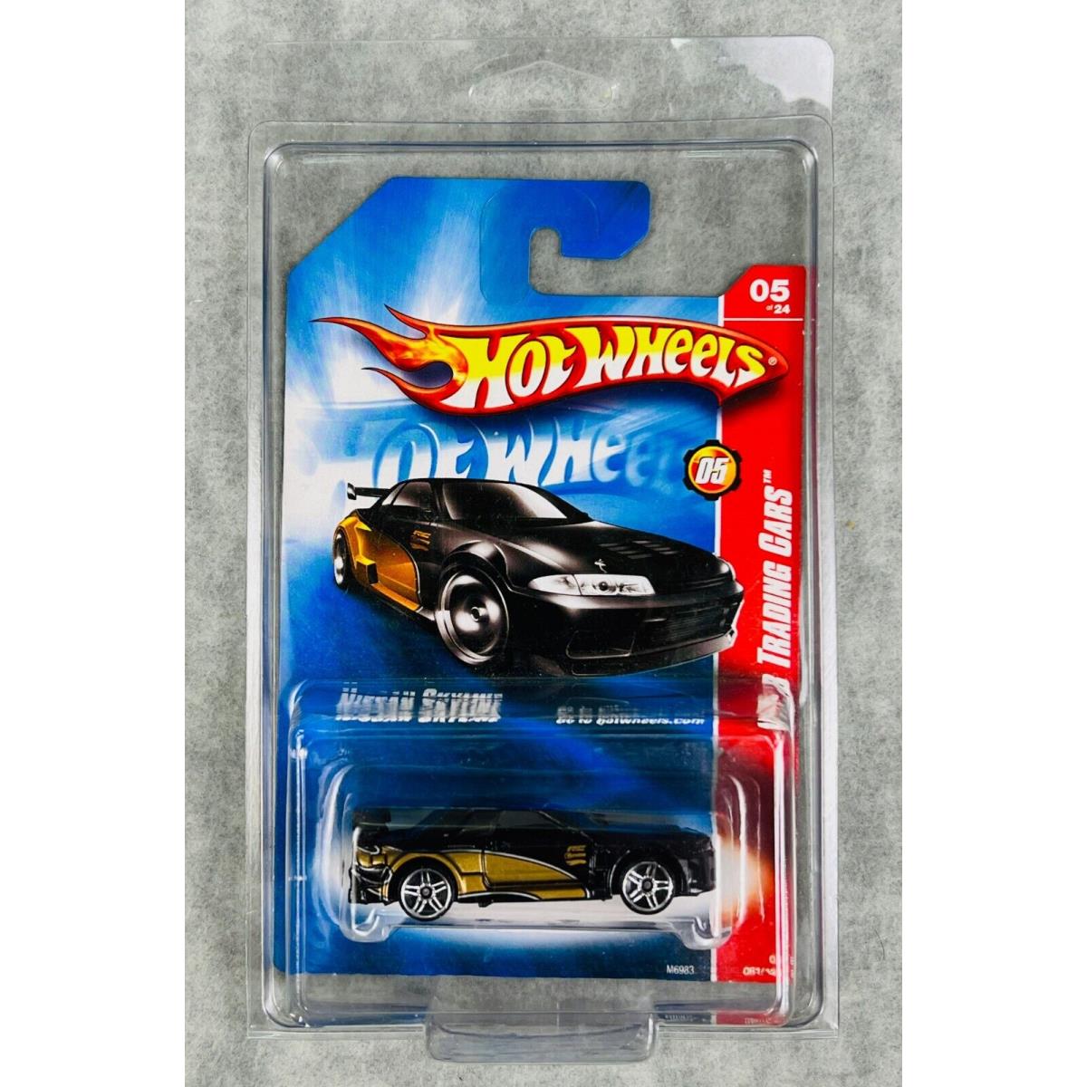 Hot Wheels 2008 Web Trading Cars Nissan Skyline Gt-r R32 Gold Card H28