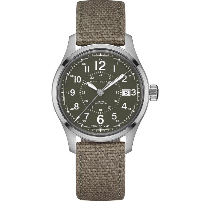 Hamilton Khaki Field Automatic Green Dial Men`s Watch H70595963