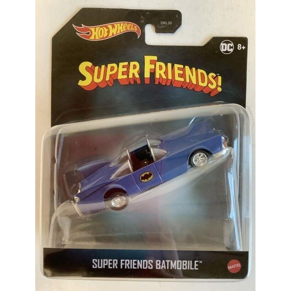 Mattel GVN15 Hot Wheels Super Friends Batmobile 1:50 Scale Vehicle Wave 2