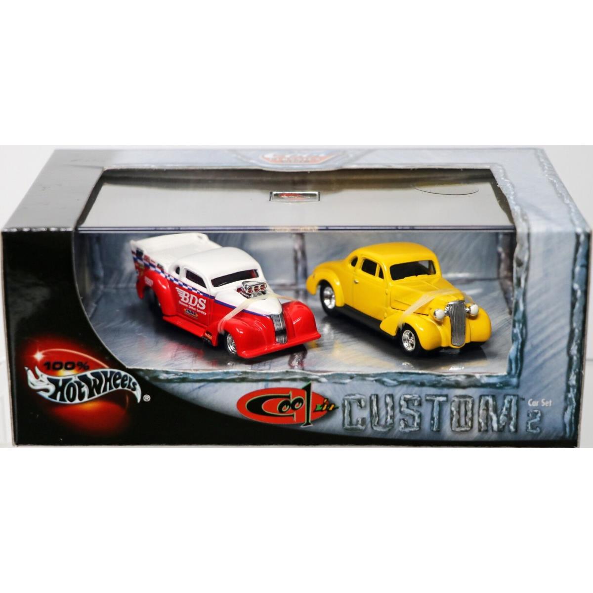 Hot Wheels `37 Chevy Cool `n Custom II Car Set 29214 Nrfb 2000 1:64