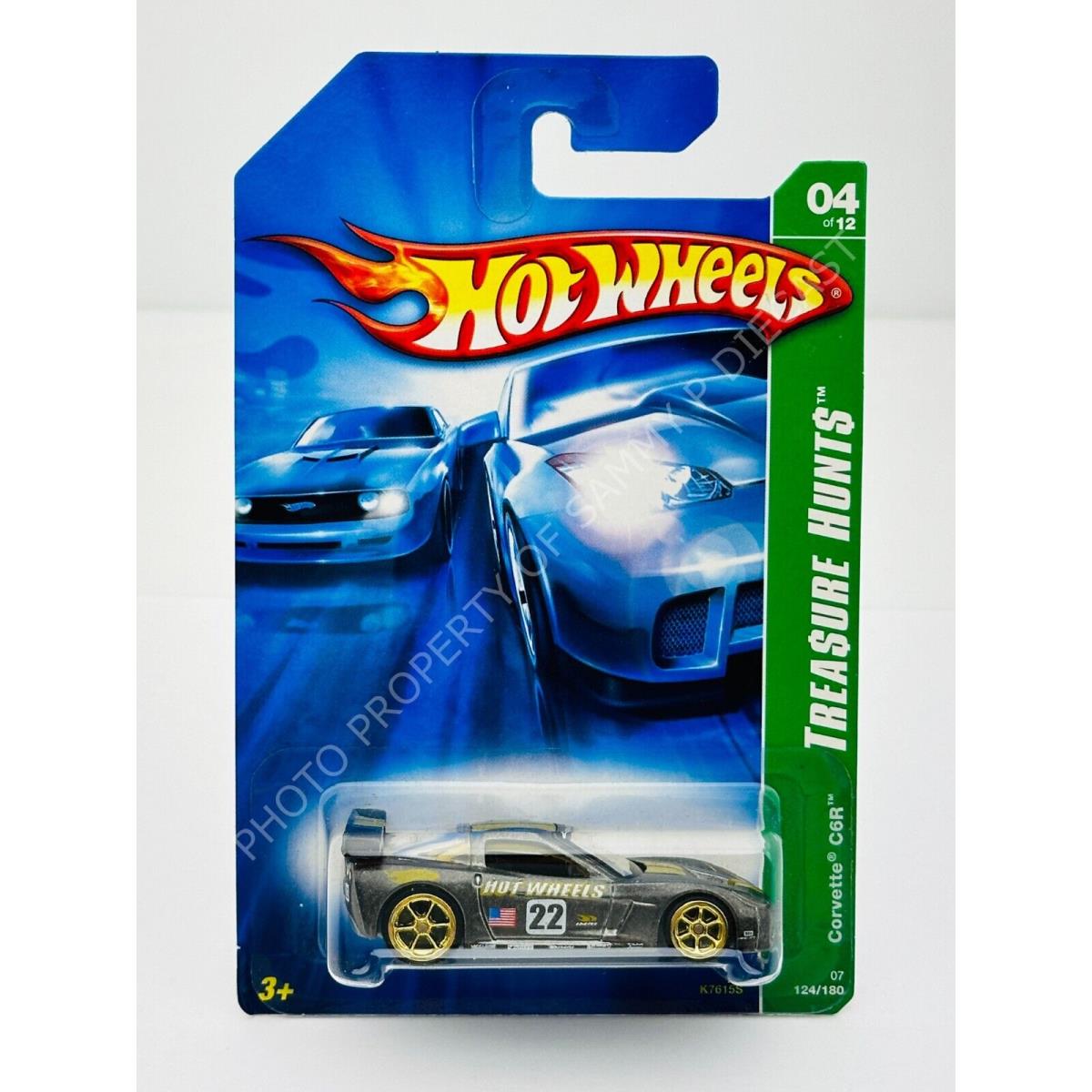 Hot Wheels 2007 Super Treasure Hunt Corvette C6R in Blister