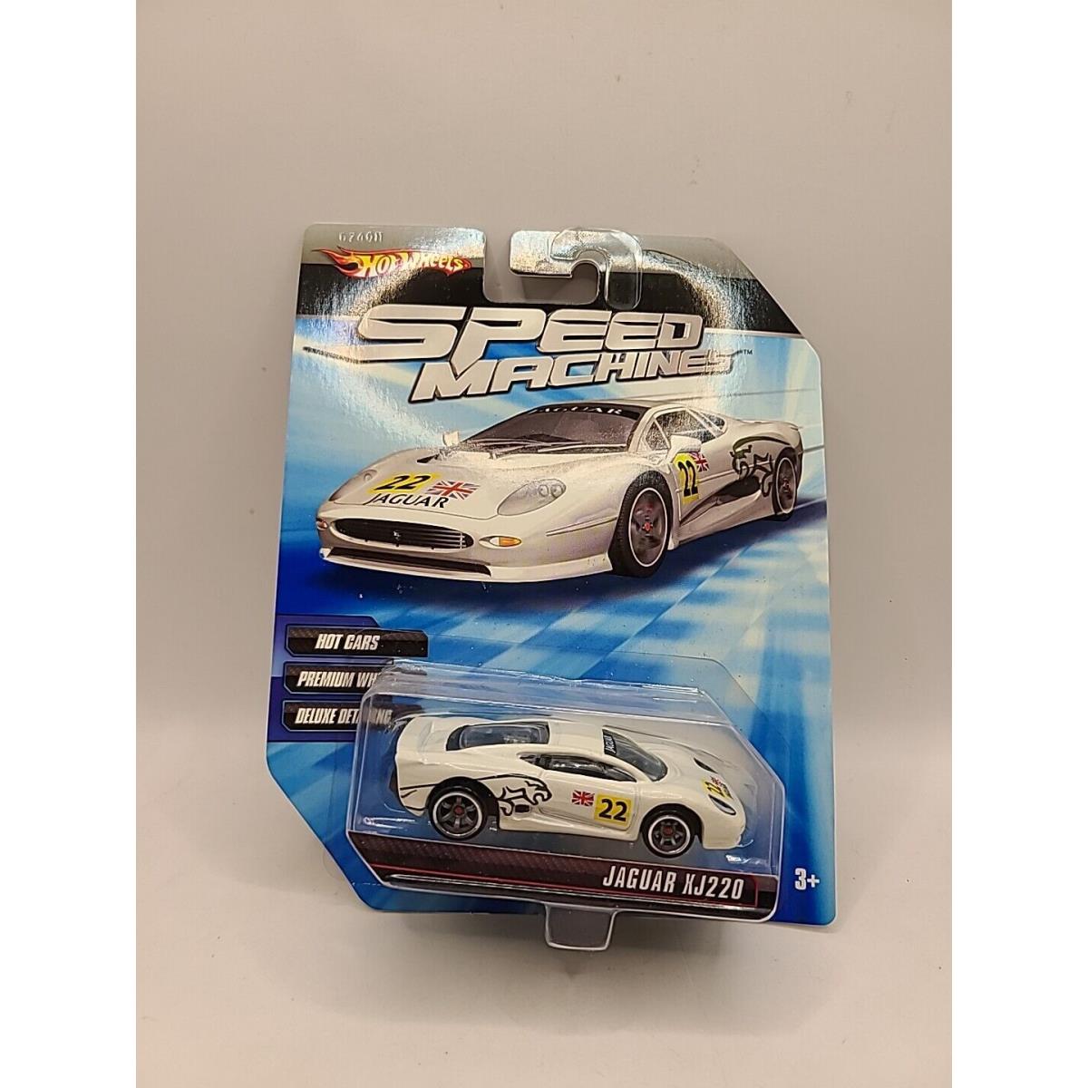 Hot Wheels Speed Machines Jaguar XJ220 White