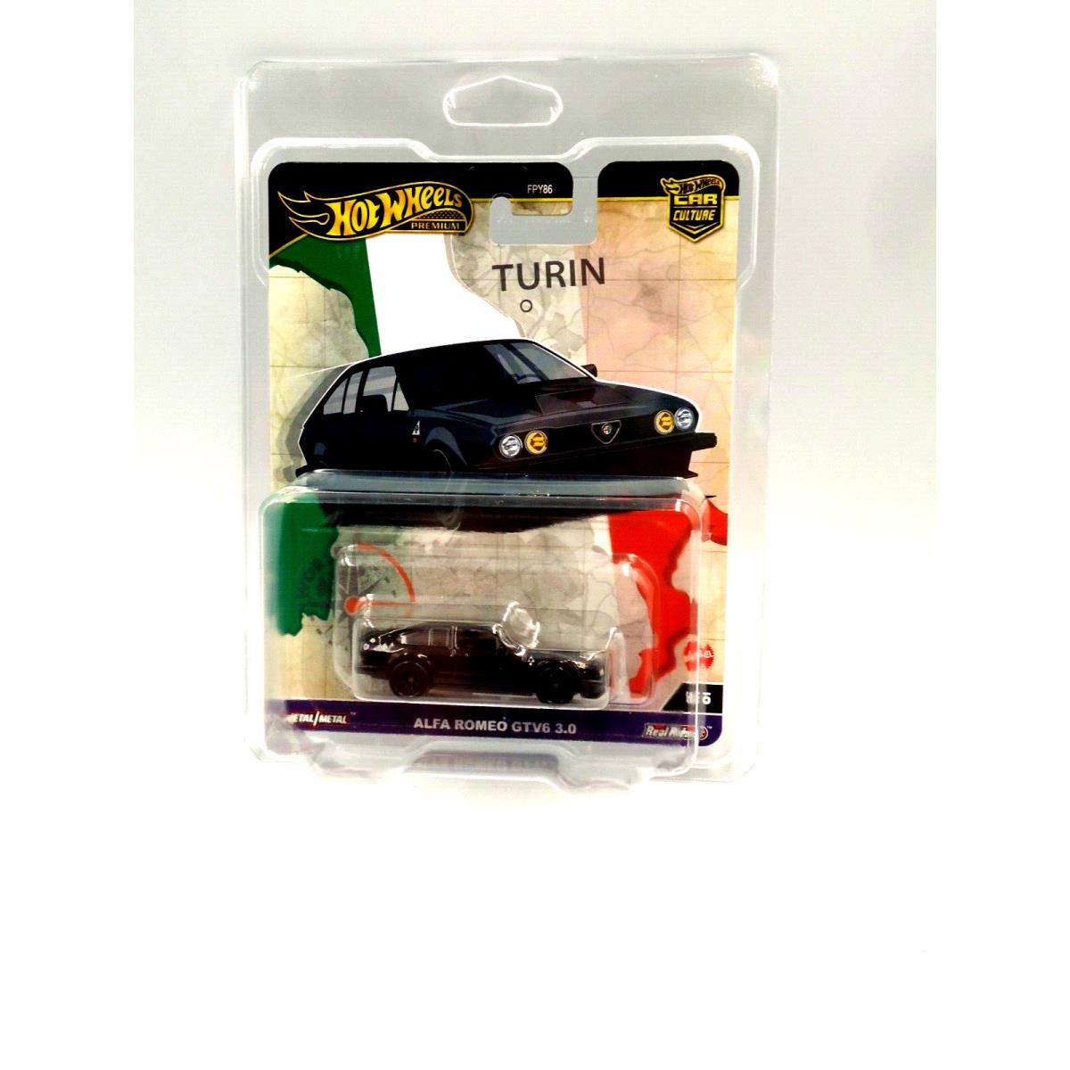 Hot Wheels Car Culture World Tour Alfa Romeo GTV6 3.0 Chase R/r Metal/metal 2024