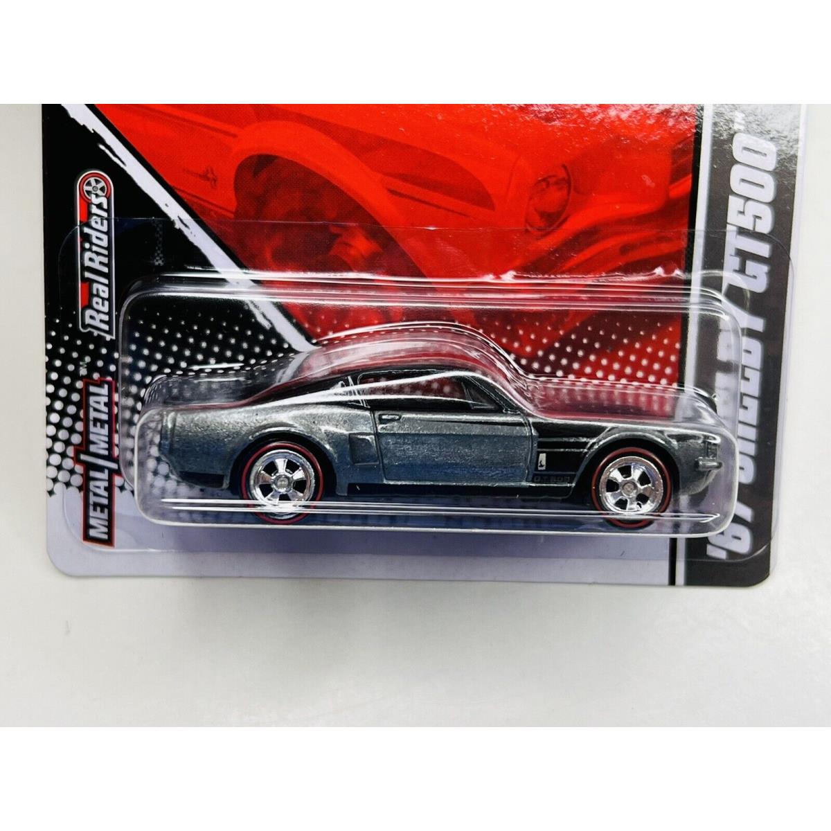 Hot Wheels `67 Shelby GT500 Garage Ford vs GM Metal Real Riders 1/20 Redline