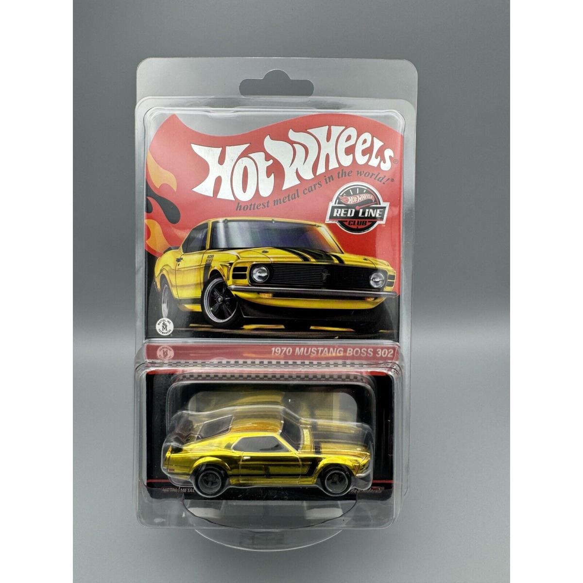 2024 Hot Wheels Rlc Gold `70 Mustang Boss 302 Hot Wheels Collectors - In Hand