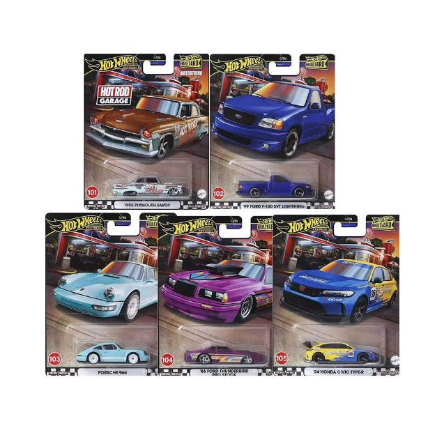 Hot Wheels Boulevard 2024 Set of 5 Cars GJT68-979 W 1/64