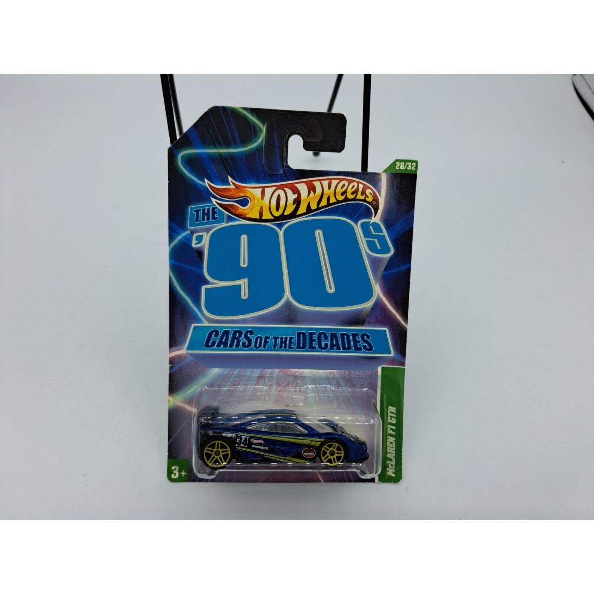 2011 Hot Wheels Cars of The Decades-the 90s 28/32 Mclaren F1 Gtr Blue