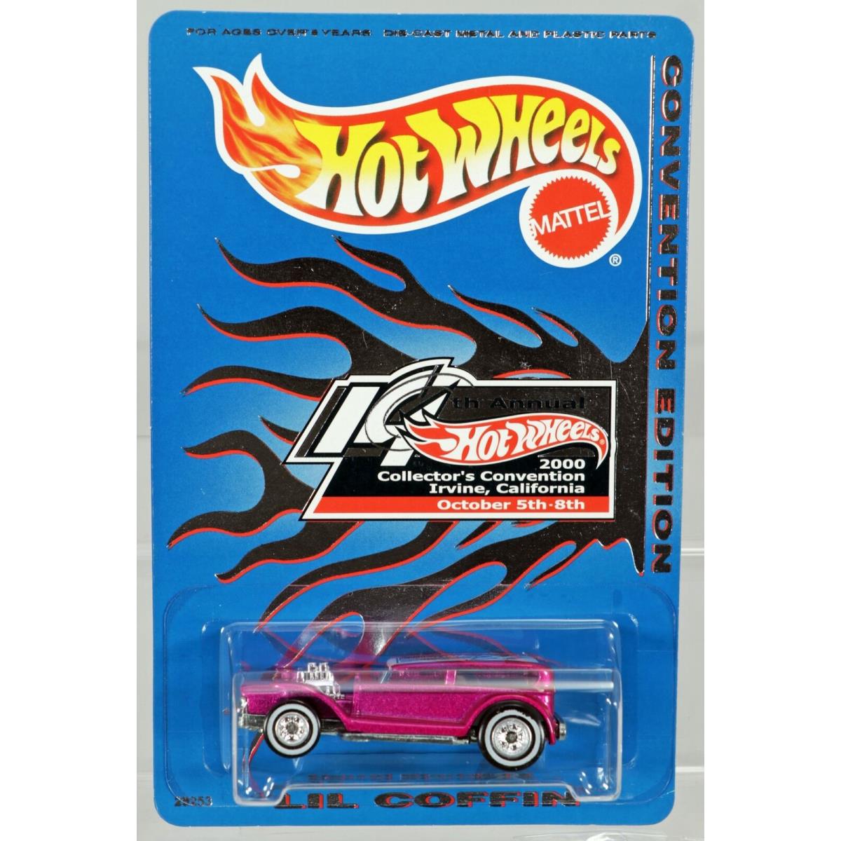 Hot Wheels Lil Coffin 14th Annual Convention 29253 Nrfp 2000 Magenta 1:64