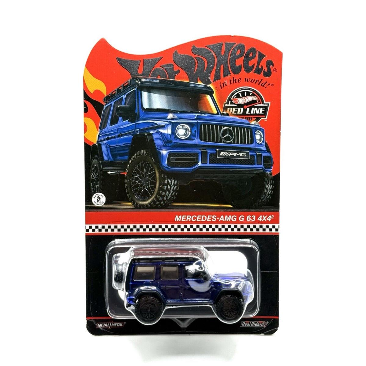 2024 Rlc Exclusive Hot Wheels Collectors Mercedes-amg G 63 4x4 3473/30000 Blue