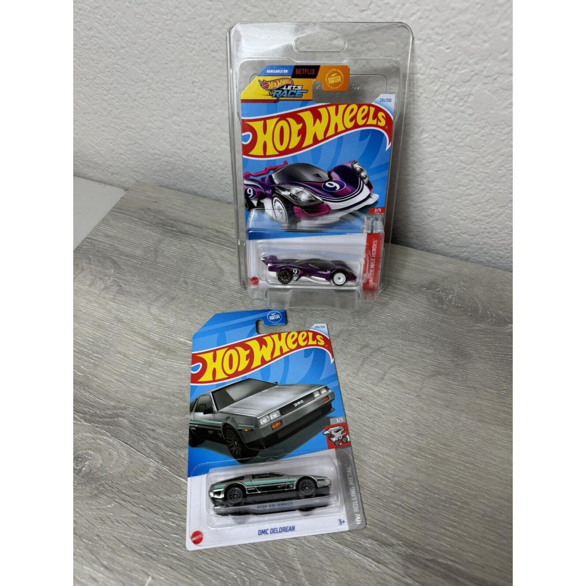 Hot Wheels Celero GT Super Treasure Hunt Dmc Delorean Treasure Hunt 2024 Ncase