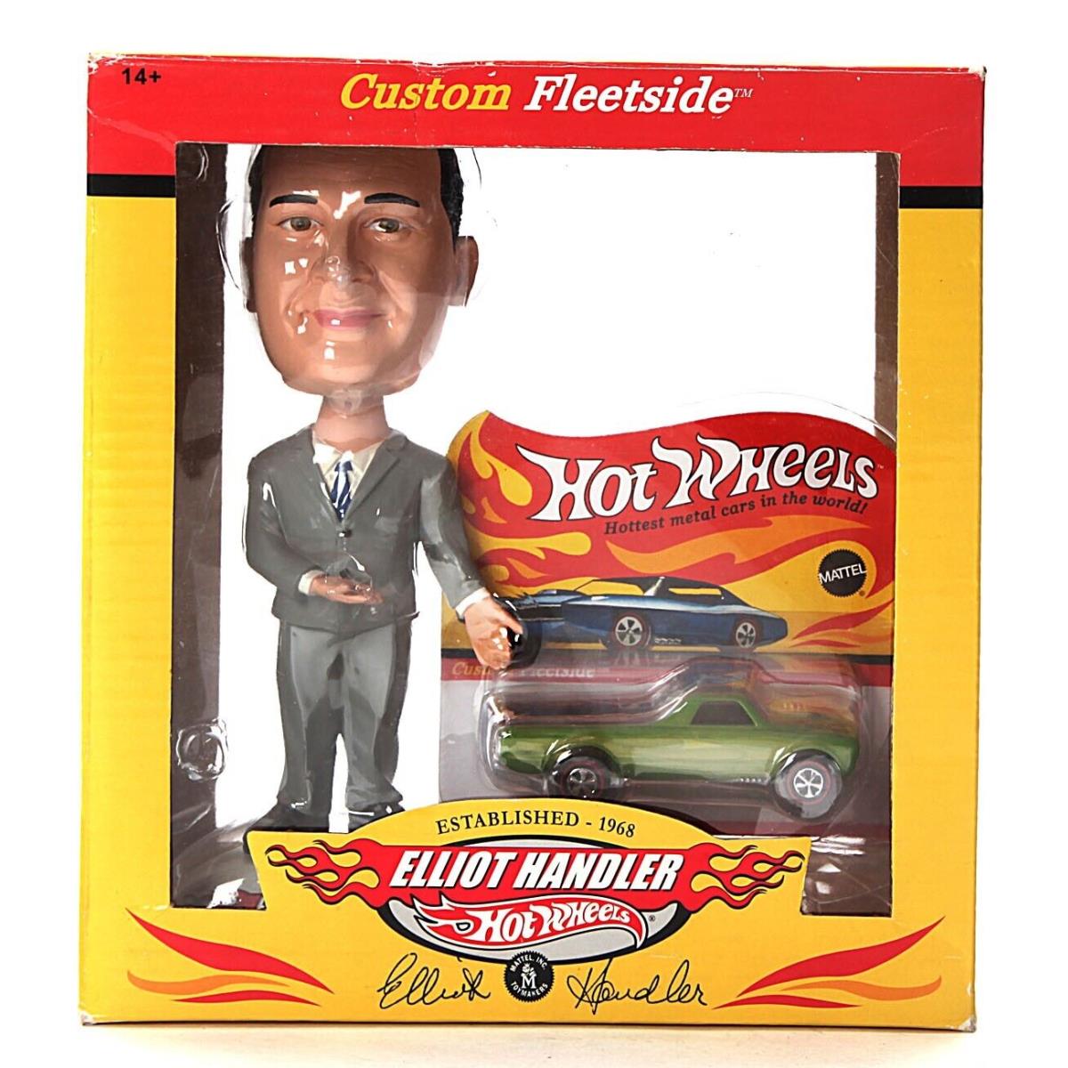 Hot Wheels Rlc 2003 Elliot Handler Bobble Head W/fleetside Green 1423/4000