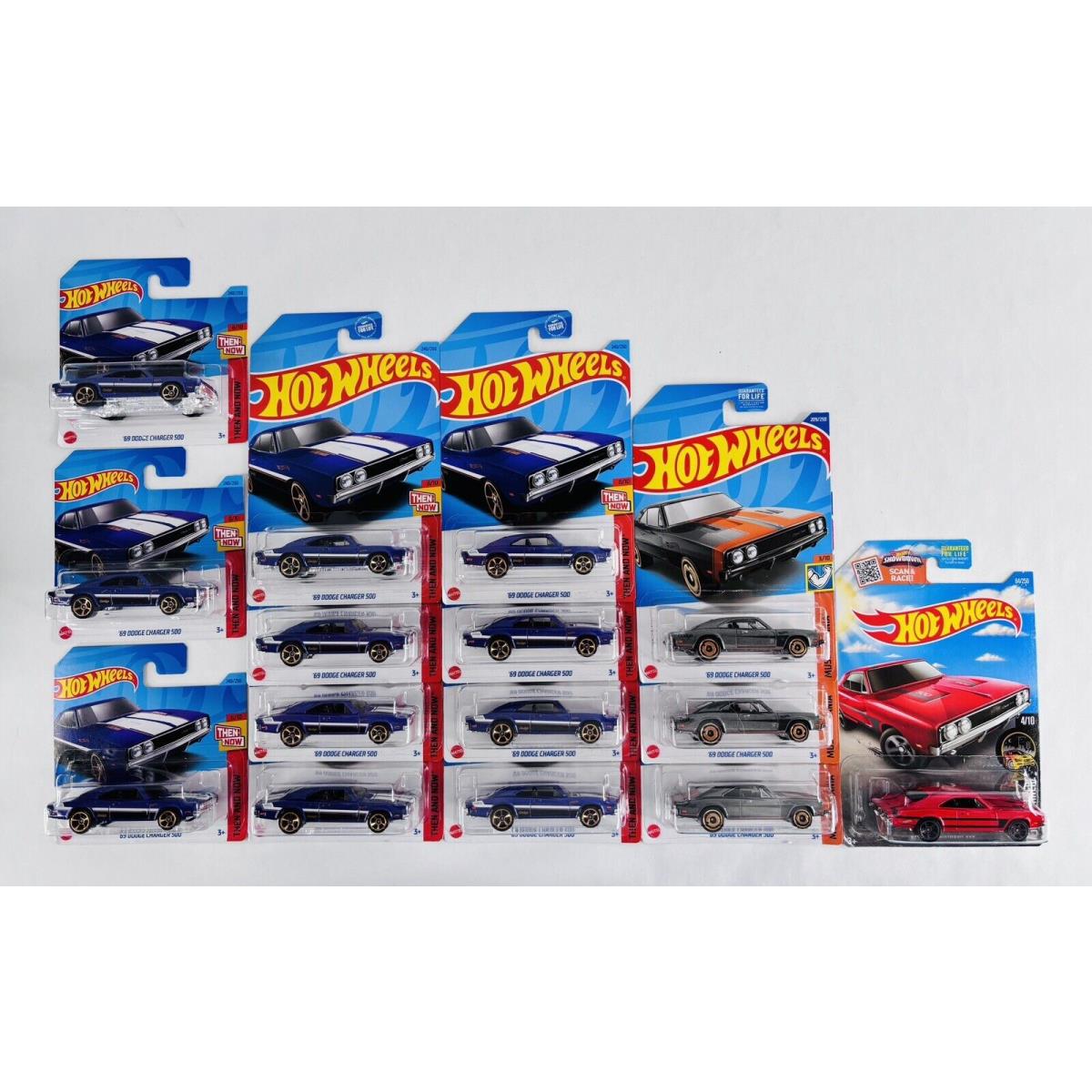 Hot Wheels - 69 Dodge Charger 500 Lot Of 15