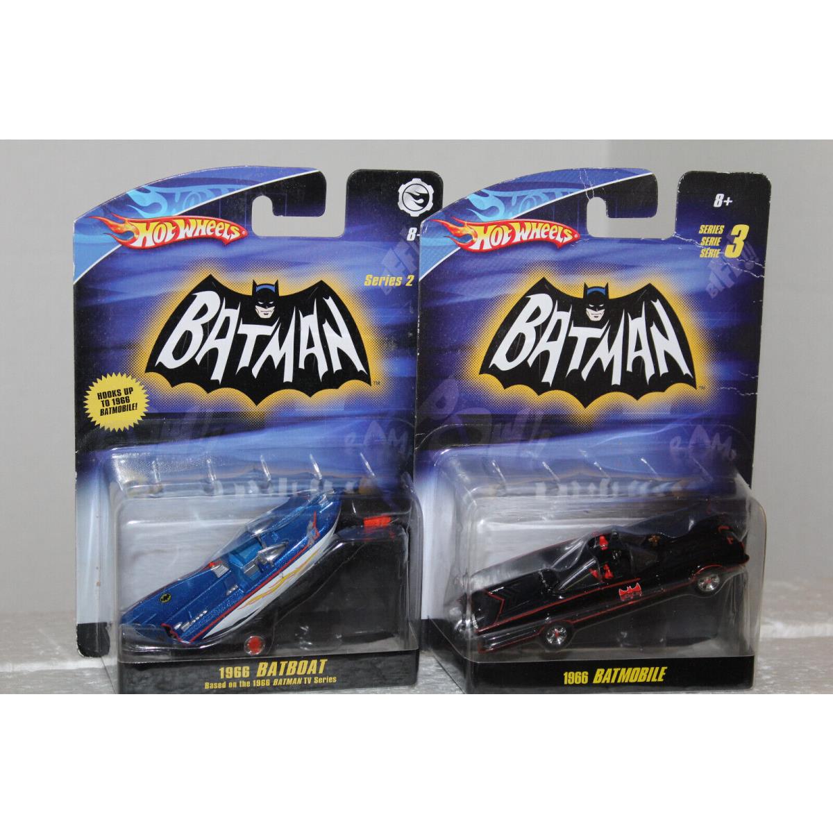 Hot Wheels 1966 Series 3 Batmobile Series 2 Batboat