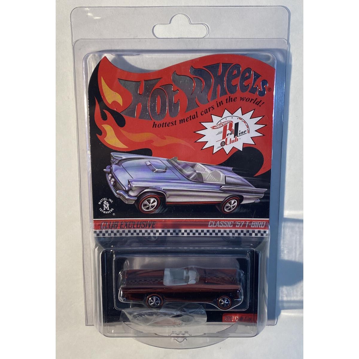 Hot Wheels Classic `57 T-bird Red Line Club Exclusive W/button 01625/3500