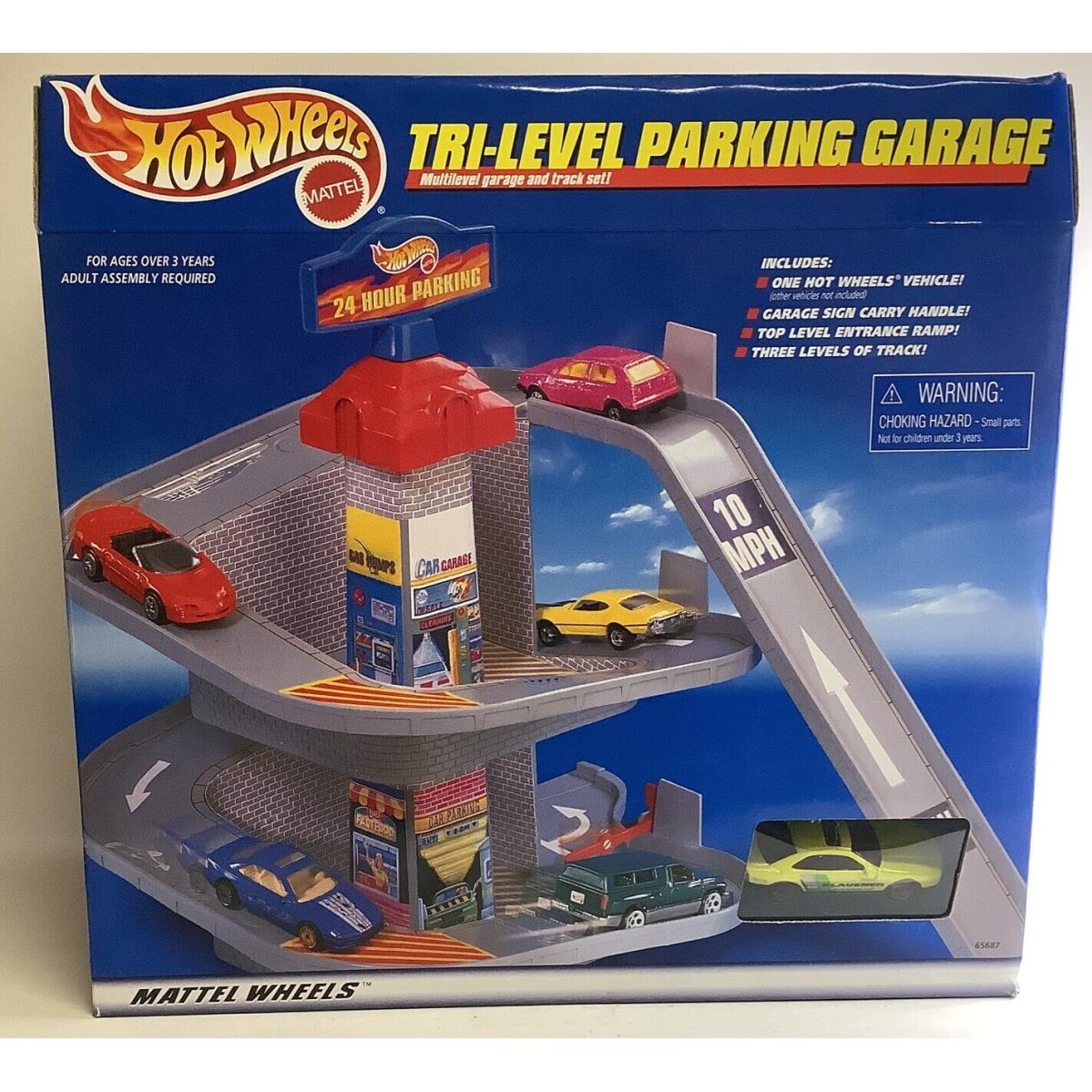 Hot Wheels Tri-level Parking Garage A Car Is Included