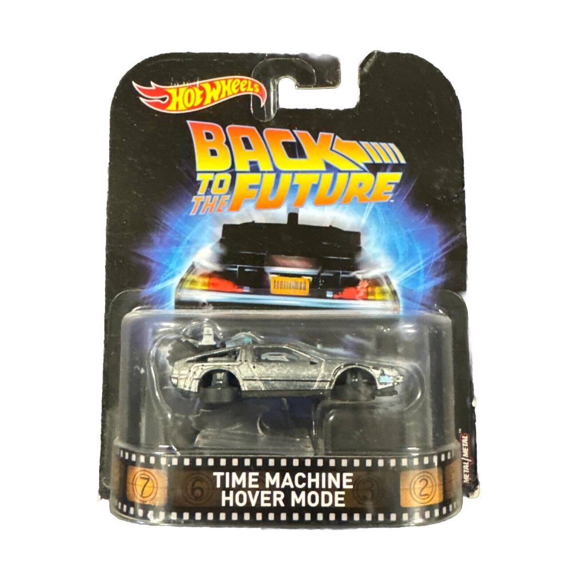 Hot Wheels - Back To The Future - Time Machine Hover Mode - 2016 - Metal