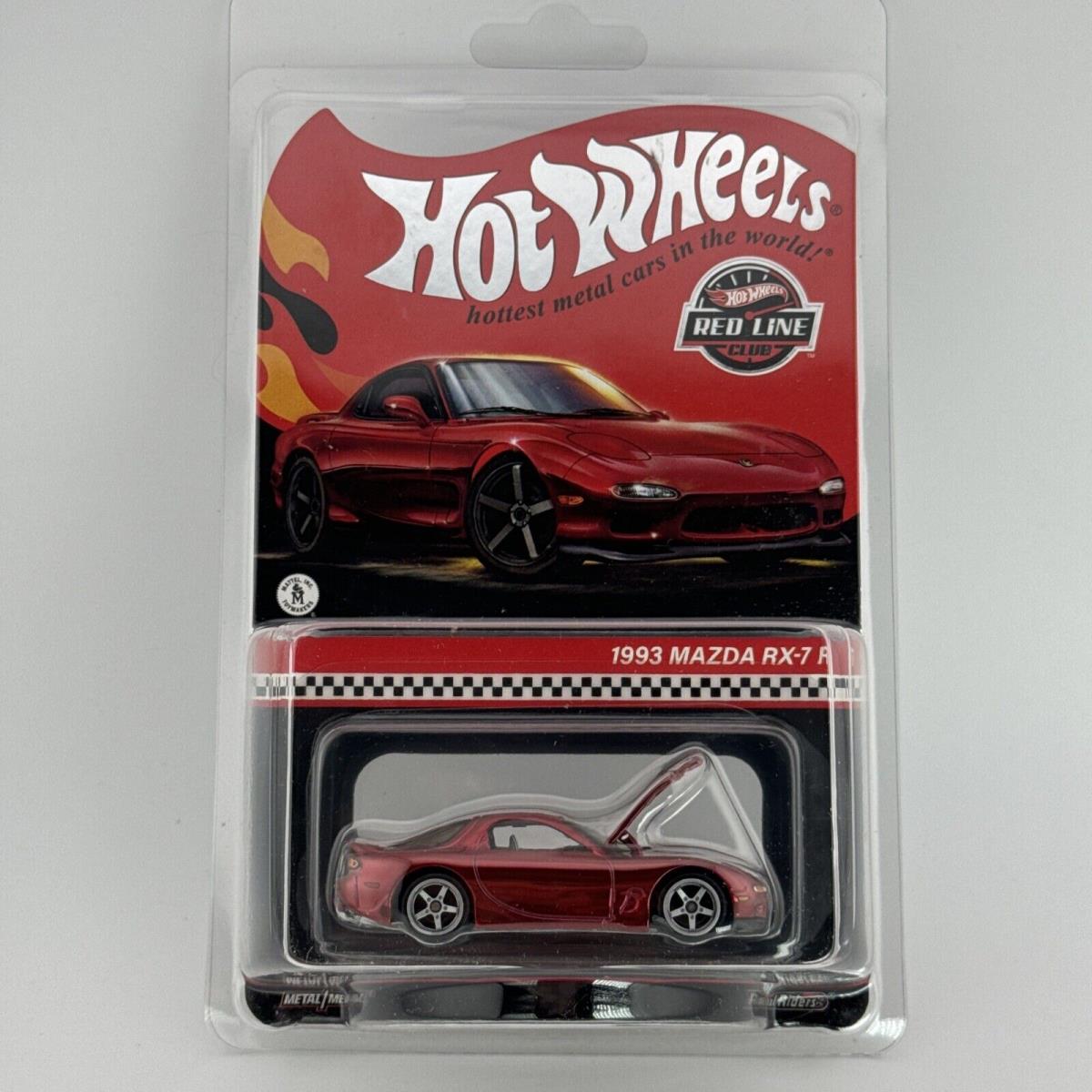 2024 Rlc Hot Wheels Collectors 1993 Mazda RX-7 R1 Red-in Hand Ships Free Today