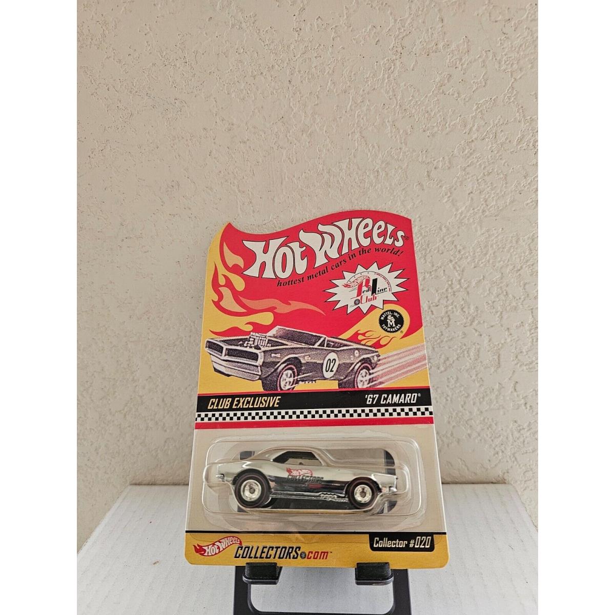 Hot Wheels Red Line Club Exclusive `67 Camaro Collector 020 E62