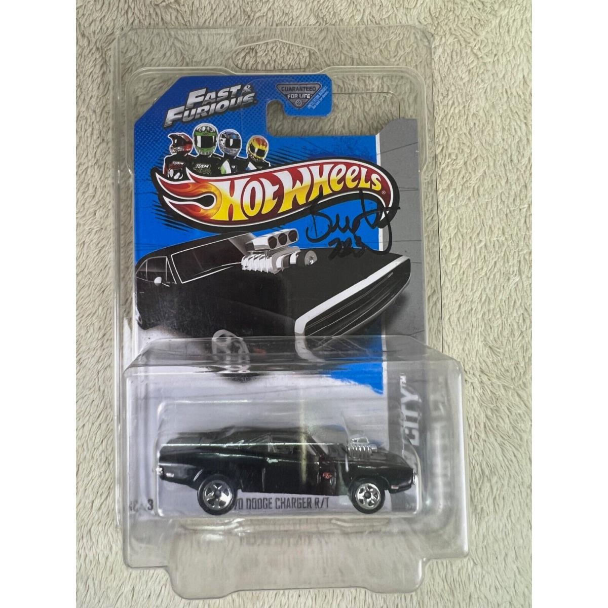 Hot Wheels F F HW City 70 Dodge Charger R/t Signed By Brendon Vetusky HW15