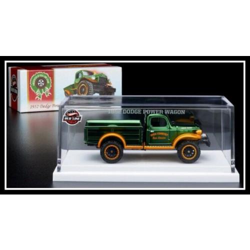 Hot Wheels Rlc Exclusive Holiday Green 1952 Dodge Power-wagon - Green