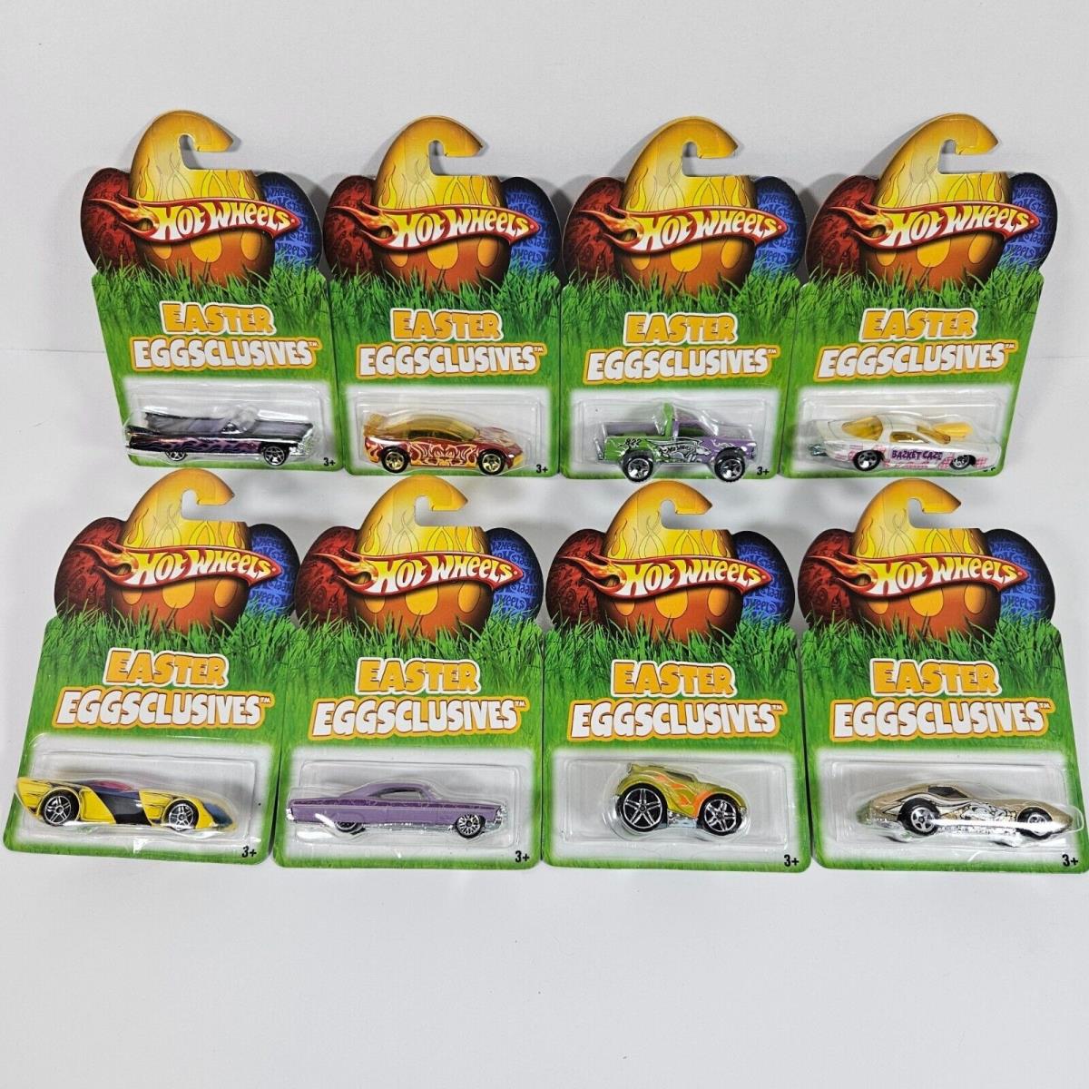 Hot Wheels Easter Eggsclusives Complete Set of 8 Die-cast Cars 2007 Mattel