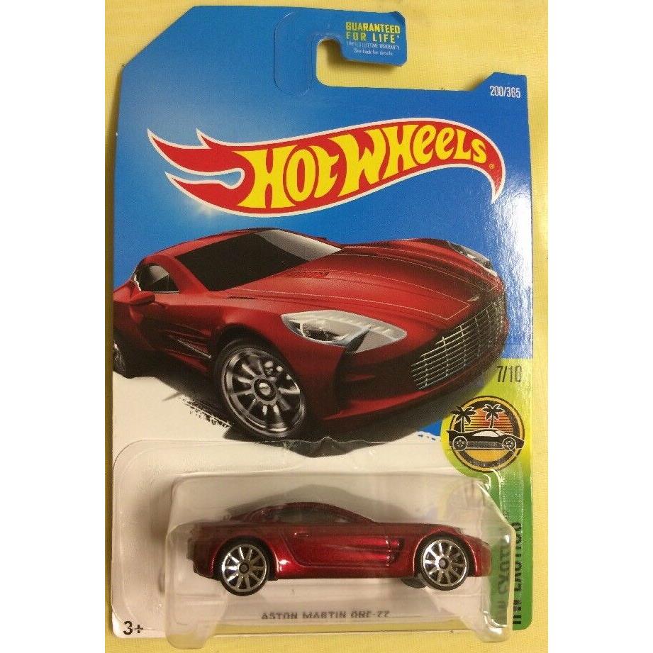 2017 Hot Wheels Toy Car Aston Martin One-77 200/365 HW Exotics