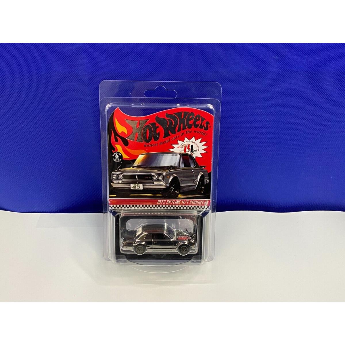 Hot Wheels 2021 Rlc Exclusive Chrome 1972 Nissan Skyline H/t 2000GT-R 7937