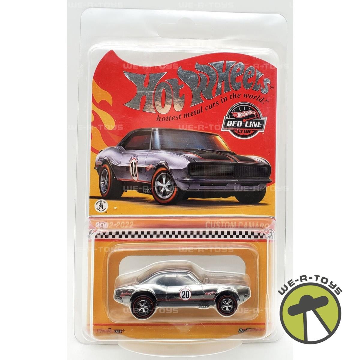 Hot Wheels Red Line Club 2002-2022 Custom Camaro Mattel HGW24 Nrfp