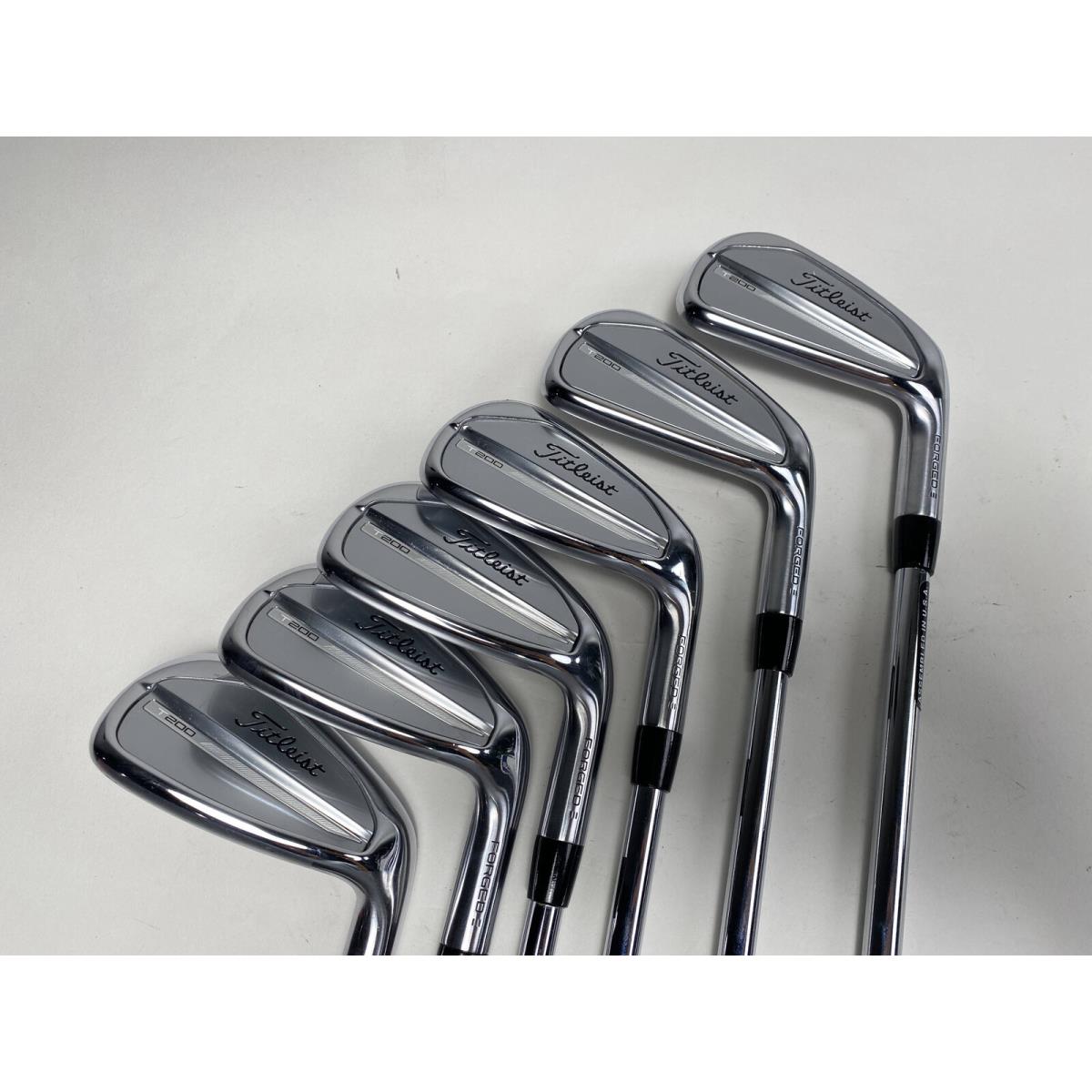 Titleist 2023 T200 Iron Set 6-PW+GW True Temper Amt Black R300 Regular RH