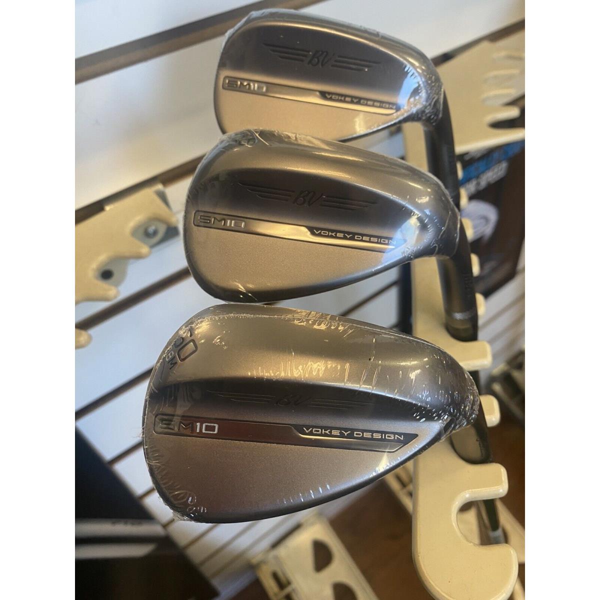 Titleist SM 10 52 56 60 Brushed Nickel Chrome Wedge Set