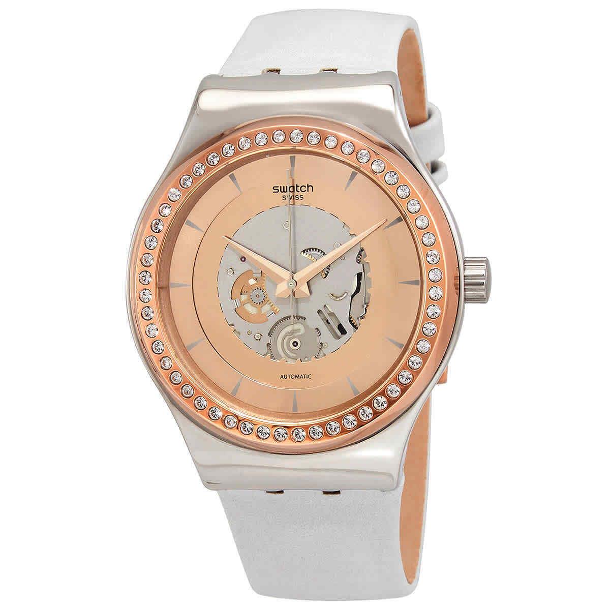 Swatch Sistem Polaire Automatic Crystal Unisex Watch YIS415