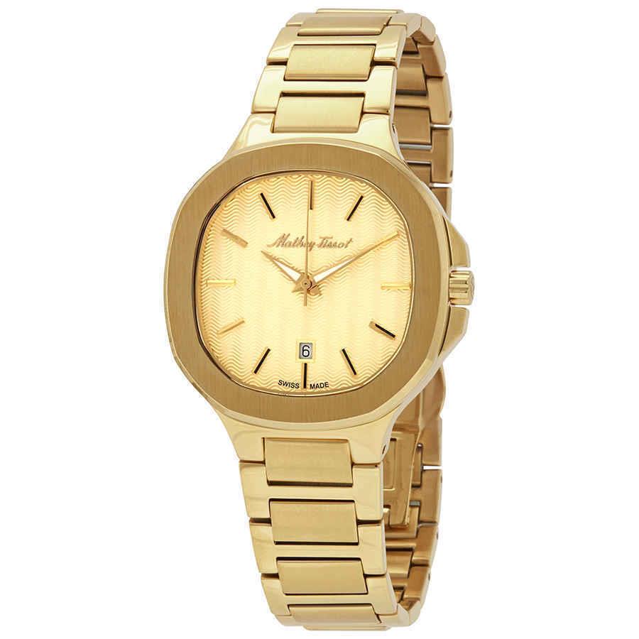 Mathey-tissot Evasion Quartz Gold Dial Men`s Watch H152PDI