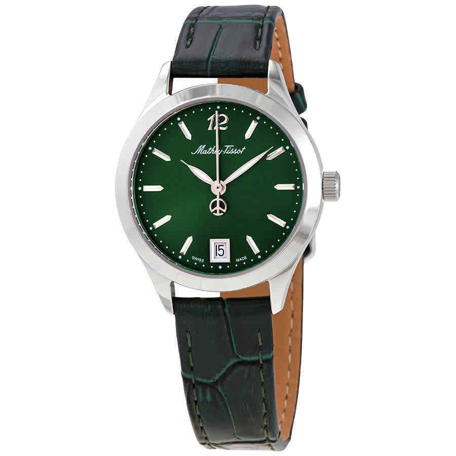 Mathey-tissot Urban Quartz Green Dial Ladies Watch D411AV