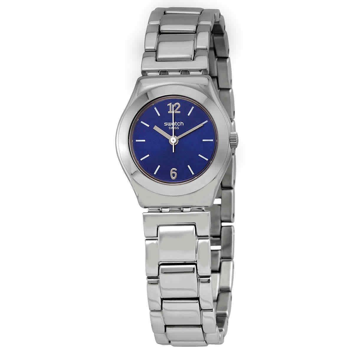 Swatch Littlesteel Blue Dial Ladies Watch YSS331G