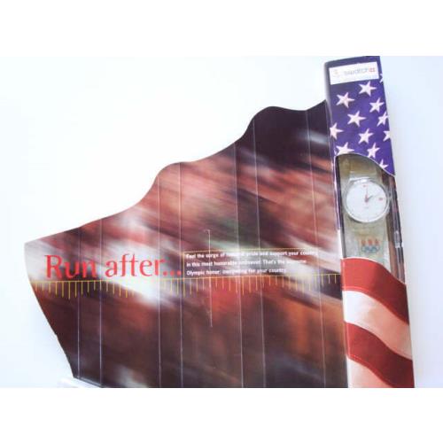 Run After Usa Swatch Pin Pack Special Ltd 1000 Pcs-nip