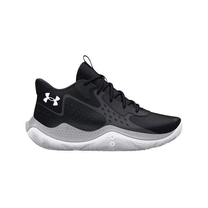 Under Armour Pre-school UA Jet `23 Blk/gry Basketball Shoes 3026635-004