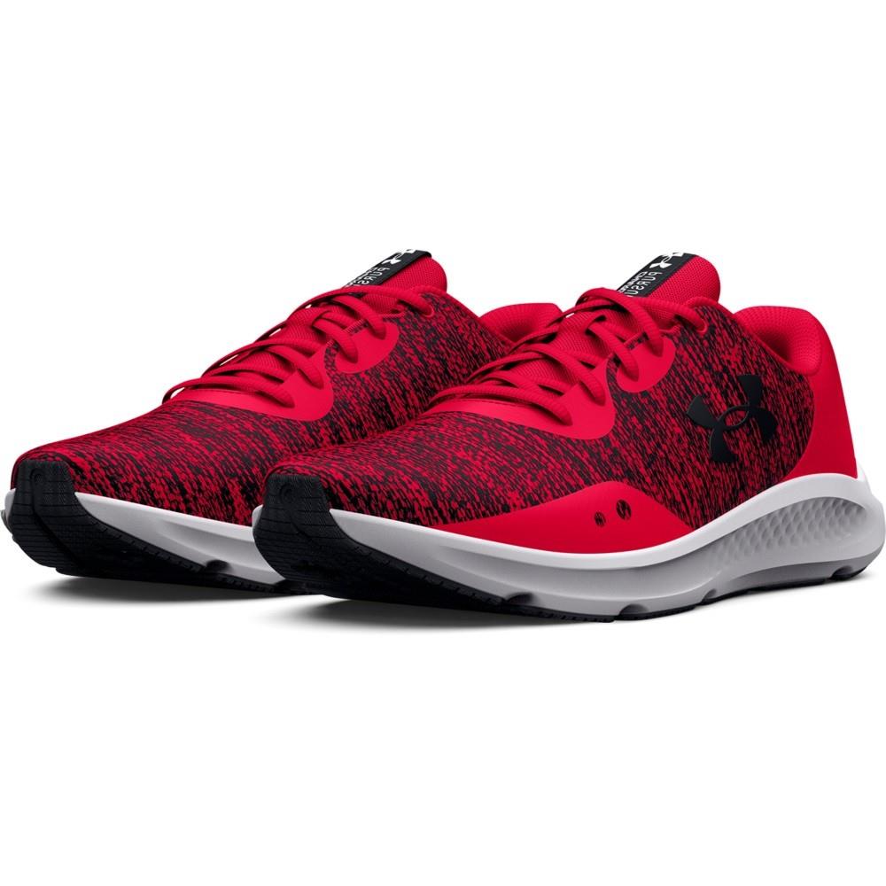 Under Armour 3025945 Men`s UA Charged Pursuit 3 Twist Running Athletic Shoes Red