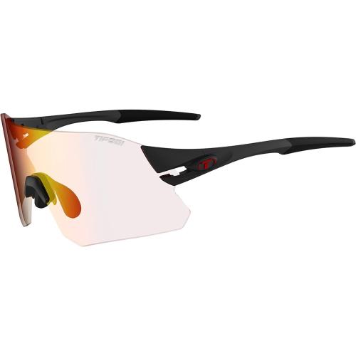 Tifosi Rail Sport Sunglasses - Ideal For Cycling Matte Black Clarion Red Fototec