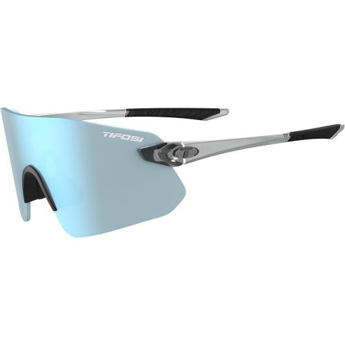 Tifosi Vogel SL Sport Sunglasses Men Women Crystal Smoke Smoke Bright Blue