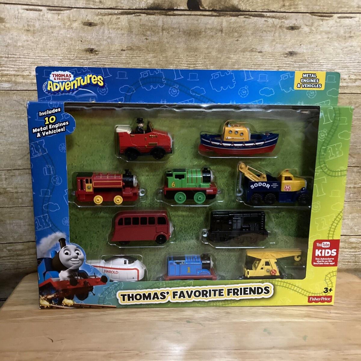 Thomas and Friends Adventures Thomas` Favorite Friends 10 Diecast Metal Engines