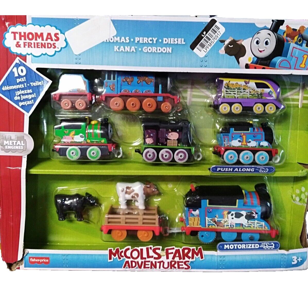 Thomas Friends Mccoll`s Farm Adventures Diecast Train Engine Percy Diesel Kana