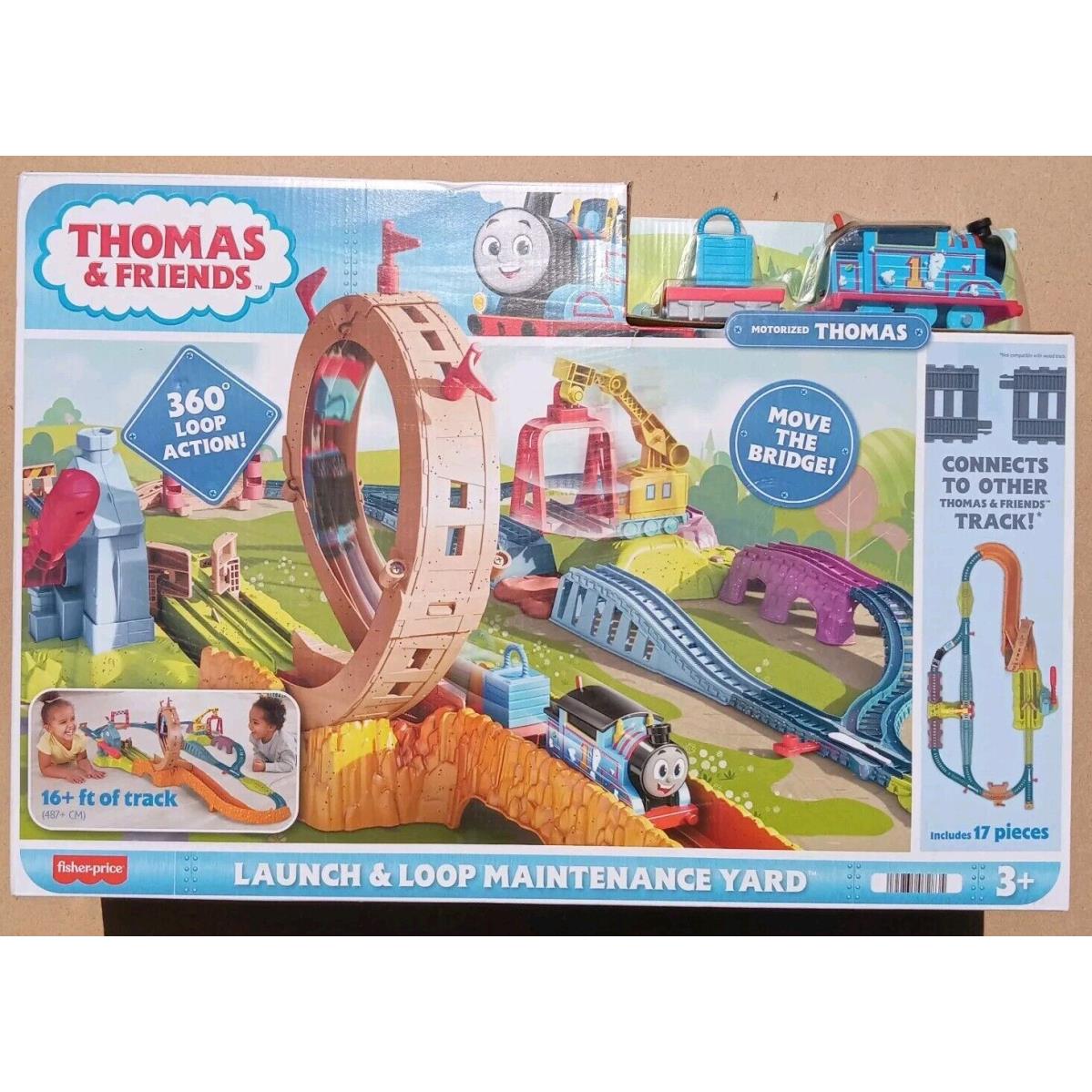 Thomas Friends Launch Loop Maintenance Yard Train Set - HHN25