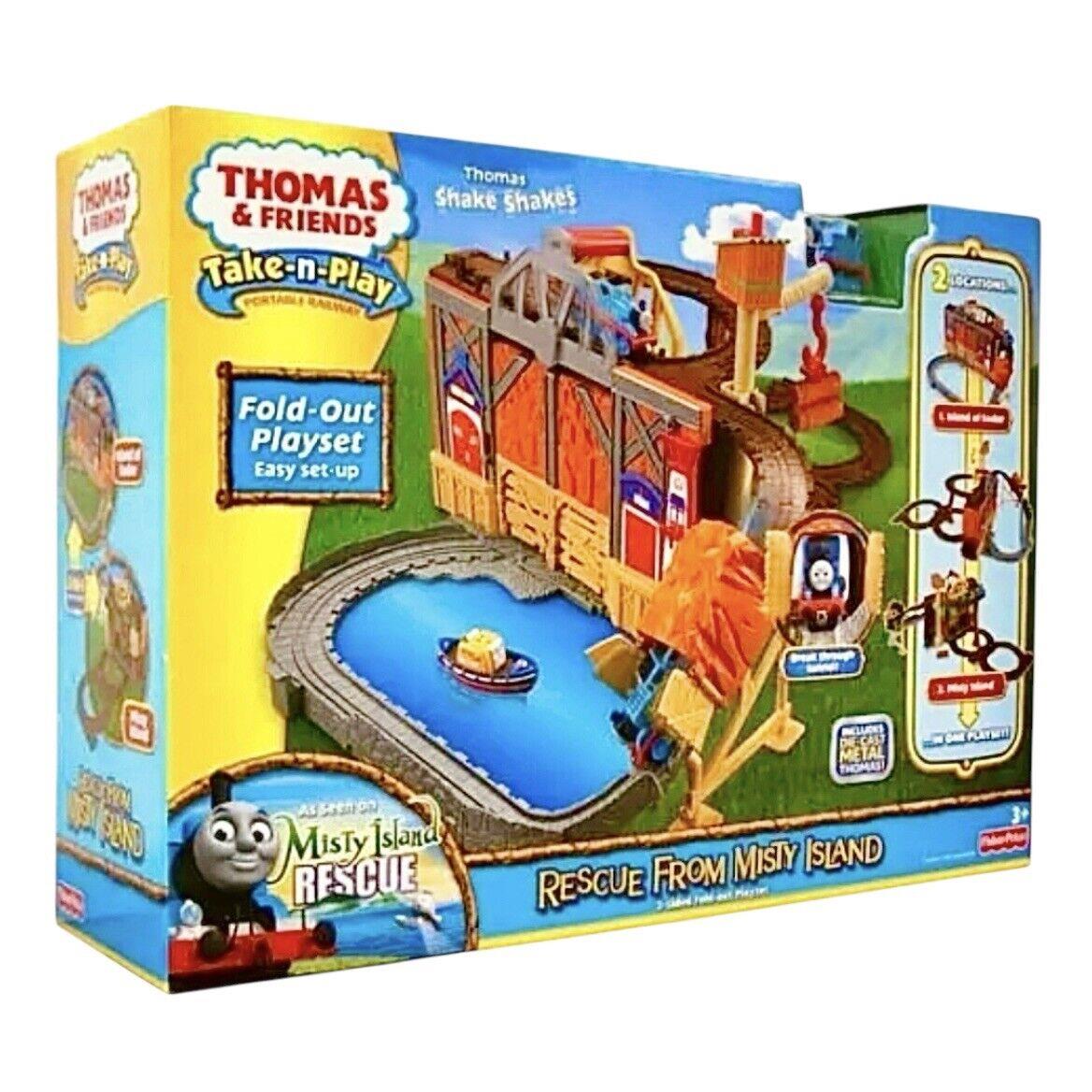 Thomas Friends Take n Play Rescue From Misty Island Playset