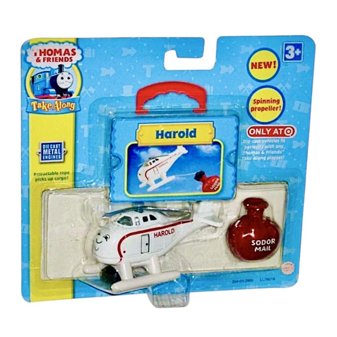 Take Along Harold The Helicopter with Retractable Magnet with Magnetic Mail Bag