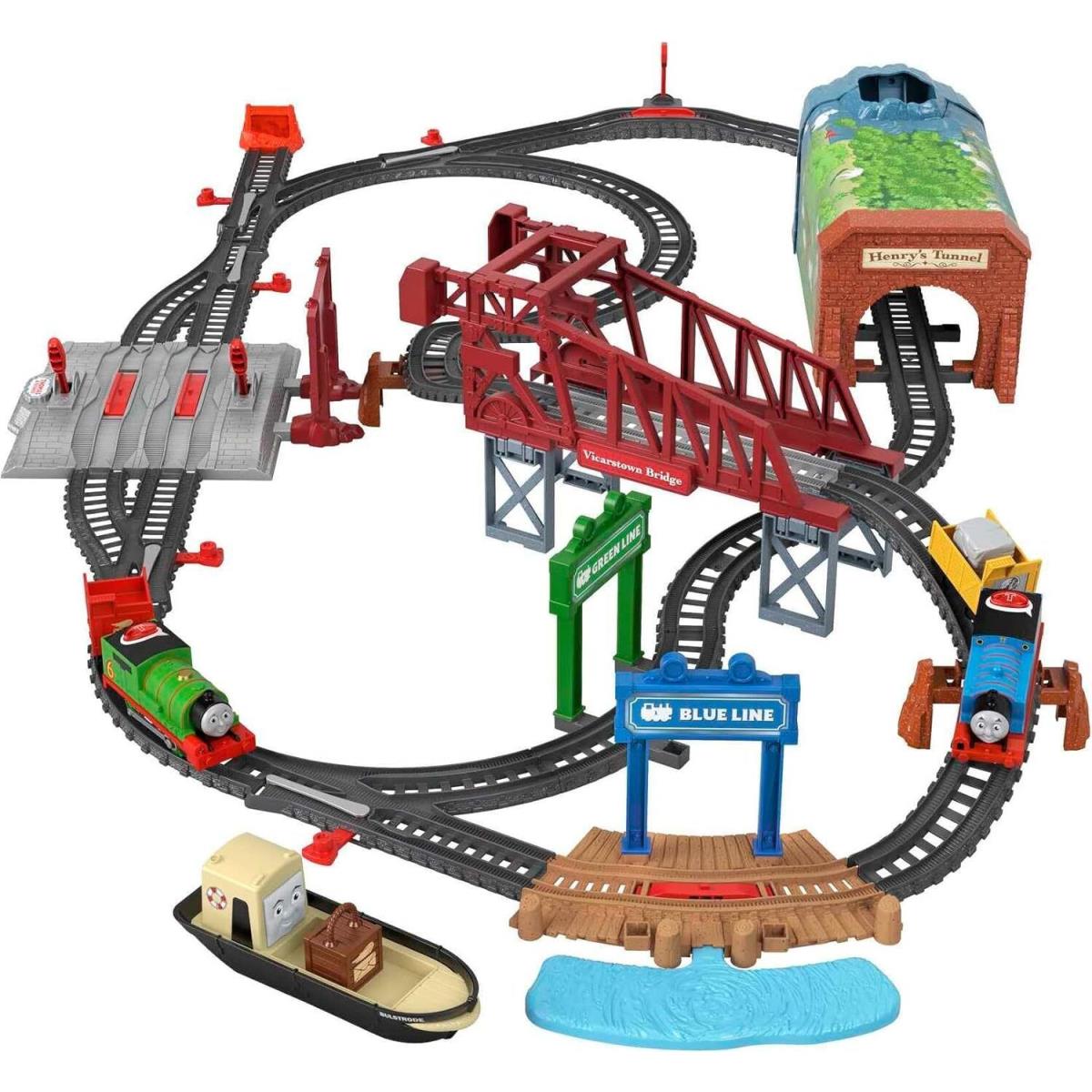 Thomas Friends Talking Percy Toy Train Track Set