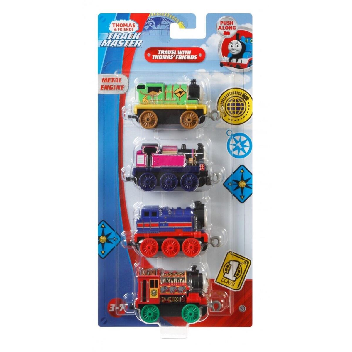 Thomas Friends Trackmaster Push Along Trains Travel with Thomas Friends4-Pack