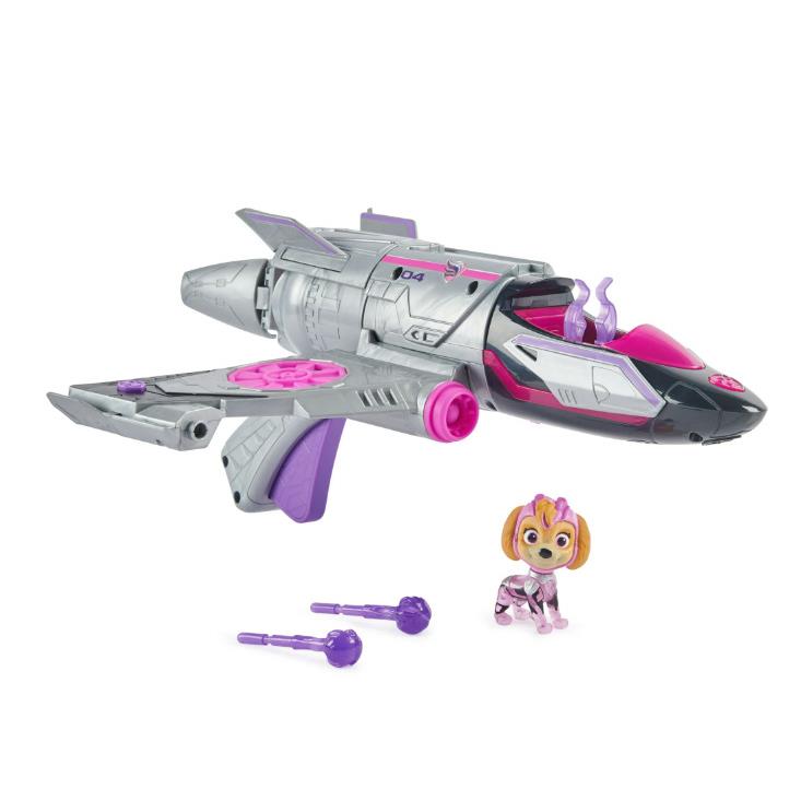 Paw Patrol: The Mighty Movie Transforming Jet with Lights Sounds Skye Figure