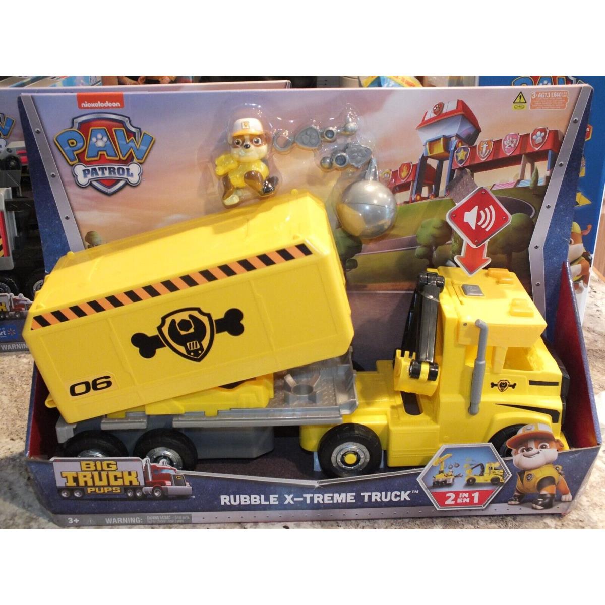 Paw Patrol Big Truck Pups 2-in-1 Rubble Transforming X-treme Truck