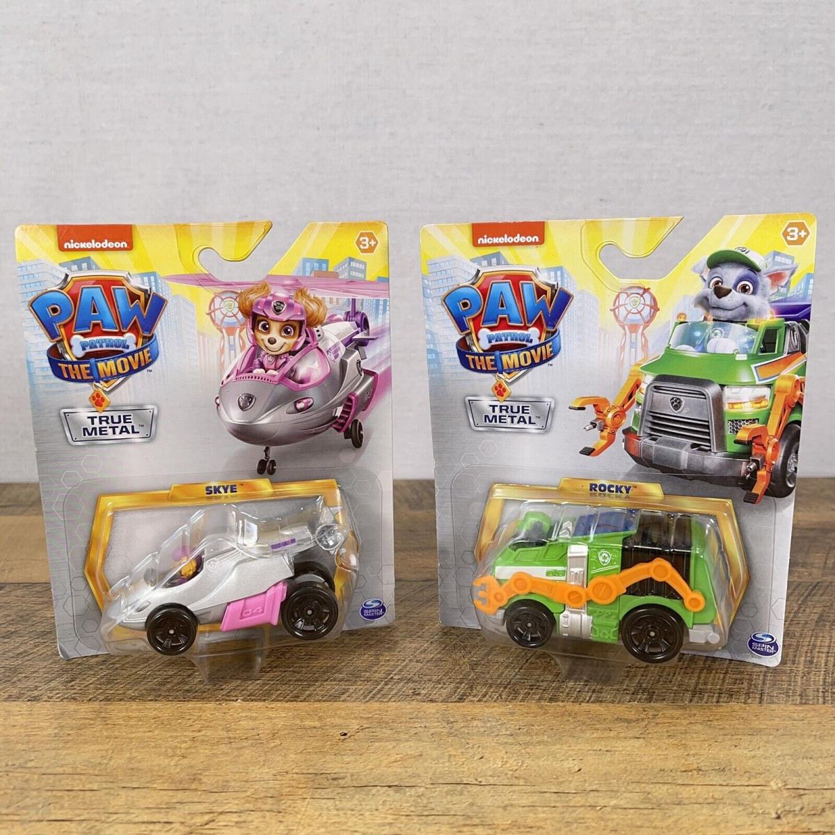 Paw Patrol Skye Rocky True Metal Vehicles Set of 2