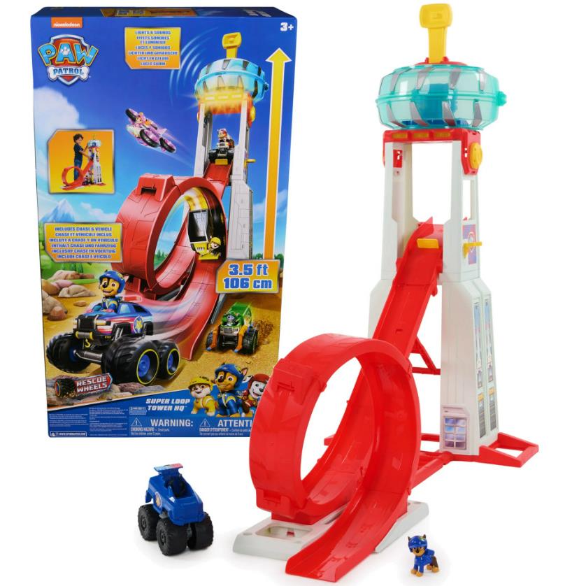 Paw Patrol Rescue Wheels Super Loop Tower HQ Xmas Toy Figure Kids Gift Children